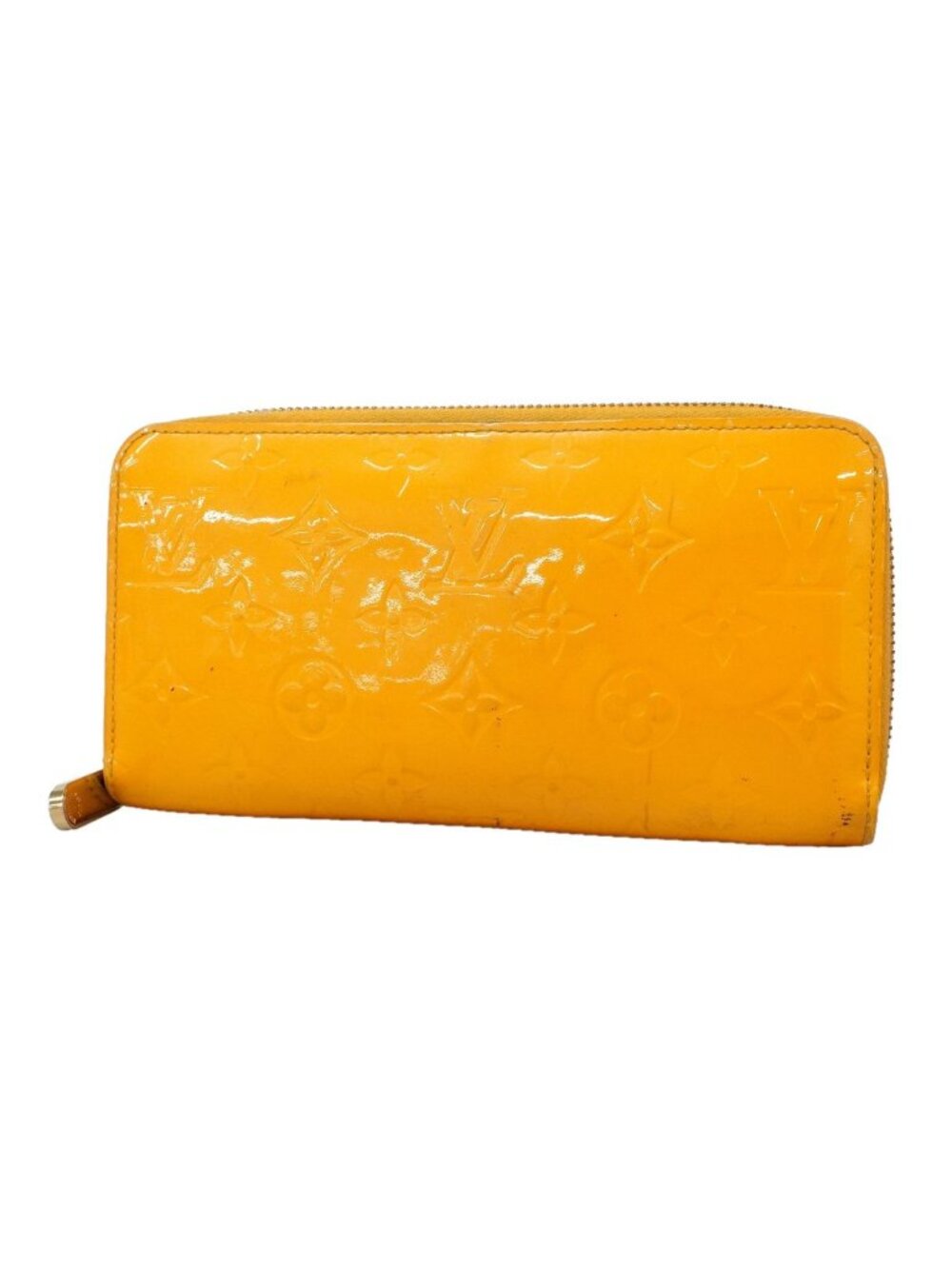 Louis Vuitton Wallet Vernis Zippy Jaune Passion